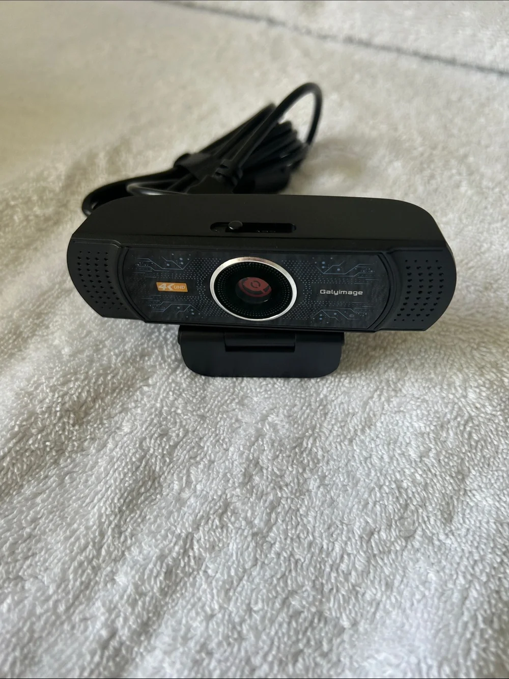 WEB CAM USB Desktop Webcam with Built-in Privacy Shutter - White